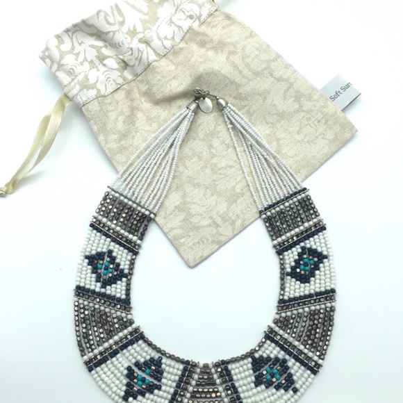 Soft Surroundings  NEW Sardinia White Multi Necklace NWT - Picture 2 of 8